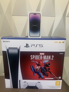  Ps5 Spider-Man 2 + IPhone 14 Pro Max                                                        Bilhetes para compra embaixo do regulamento ⬇️⬇️⬇️     